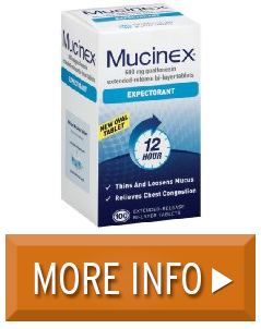 Clarifying Mucinex Expectorant, BiLayer Tablets, 100ct blister packs